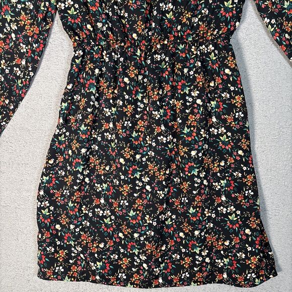 J Crew Mercantile Dress Women’s 2 Mini Floral Cottage Core Prairie Dark Floral - Picture 15 of 15